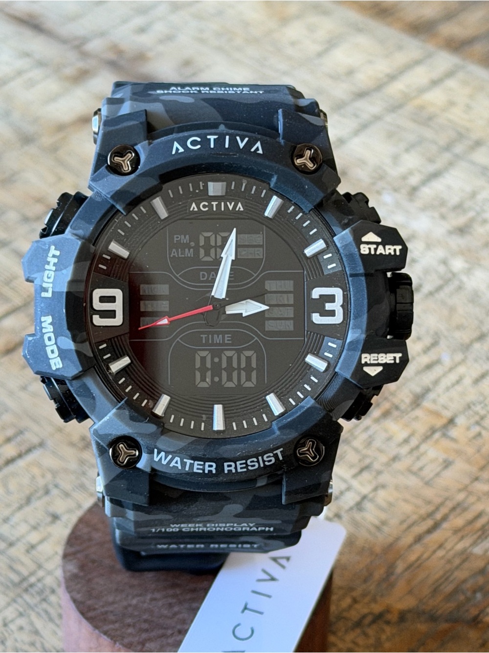 Activa x Invicta Camo Digital-Analog Watch 53mm - New in Box